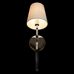 Бра с белым тканевым плафоном в форме конуса и металлическим основанием Nicoleta варинант исполнения - 5 | Loft Concept в Казани