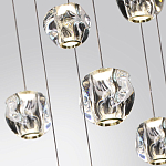 Люстра каскадня с 27-ю прозрачными шарообразными подвесами Bubbles Bocci варинант исполнения - 3 | Loft Concept в Казани