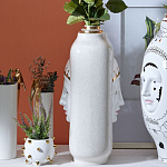 Ваза с золотисто-белыми фрагментами Faces of Imagination варинант исполнения - 9 | Loft Concept в Казани