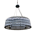 Подвесная люстра круглая Double Glass Sphere варинант исполнения - 1 | Loft Concept в Казани