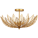 Потолочный светильник Золотые листья  Golden Petals варинант исполнения - 3 | Loft Concept в Казани
