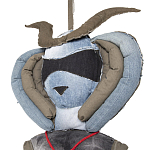 Кукла из джинсовой одежды и армейских палаток Rusalka Jeans&Tents варинант исполнения - 4 | Loft Concept в Казани