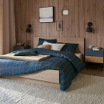 Черное матовое бра с декором под кожу Chestery варинант исполнения - 4 | Loft Concept в Казани