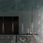 Подвсеной светильник светодиодный металлический цилиндрической формы Высота 80см Trumpet tube варинант исполнения - 10 | Loft Concept в Казани