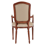 Стул с подлокотниками из натурального бука бежевый Solid Luxury варинант исполнения - 3 | Loft Concept в Казани