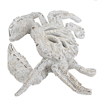 Статуэтка краб с детализированной текстурой в белом цвете Marine Accessories варинант исполнения - 2 | Loft Concept в Казани