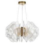 Люстра с декором в виде крупных рельефных лепестков 80 см Ethereal Bloom варинант исполнения - 2 | Loft Concept в Казани