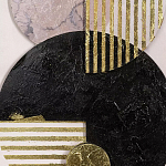 Панно декоративное с объемным эффектом Asymmetry варинант исполнения - 4 | Loft Concept в Казани