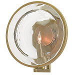 Бра круглое с прозрачным рельефным плафоном Crystal Prism варинант исполнения - 2 | Loft Concept в Казани