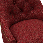 Мебельная ткань Шенилл бордовый цвет 138 см T4-23 варинант исполнения - 6 | Loft Concept в Казани