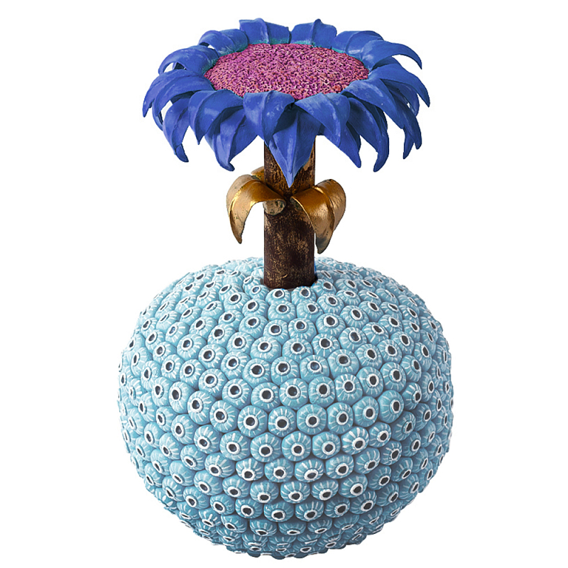 Статуэтка синий экзотический цветок Exotic Tropical Flower Голубой Синий Розовый Латунь Статуэтка синий экзотический цветок Exotic Tropical Flower Голубой Синий Розовый Латунь в Казани | Loft Concept