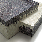 Дизайнерский журнальный стол с инкрустацией Plateau Coffee Table  варинант исполнения - 3 | Loft Concept в Казани