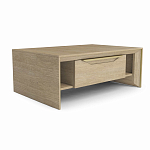 Стол журнальный с ящиками и открытыми полками Flowchart варинант исполнения - 2 | Loft Concept в Казани