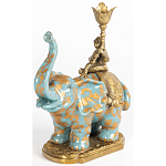 Фарфоровый подсвечник Слон с эмоцией Fluens варинант исполнения - 3 | Loft Concept в Казани