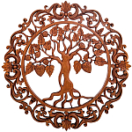 Панно из дерева LeafBerry Panel With Trees варинант исполнения - 1 | Loft Concept в Казани