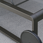 Шезлонг на металлическом каркасе с регулируемой спинкой GUELL Sunbed варинант исполнения - 6 | Loft Concept в Казани