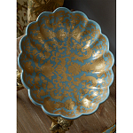 Чаша с орнаментом на бронзовых ножках в виде ангелов Eden Garden варинант исполнения - 4 | Loft Concept в Казани