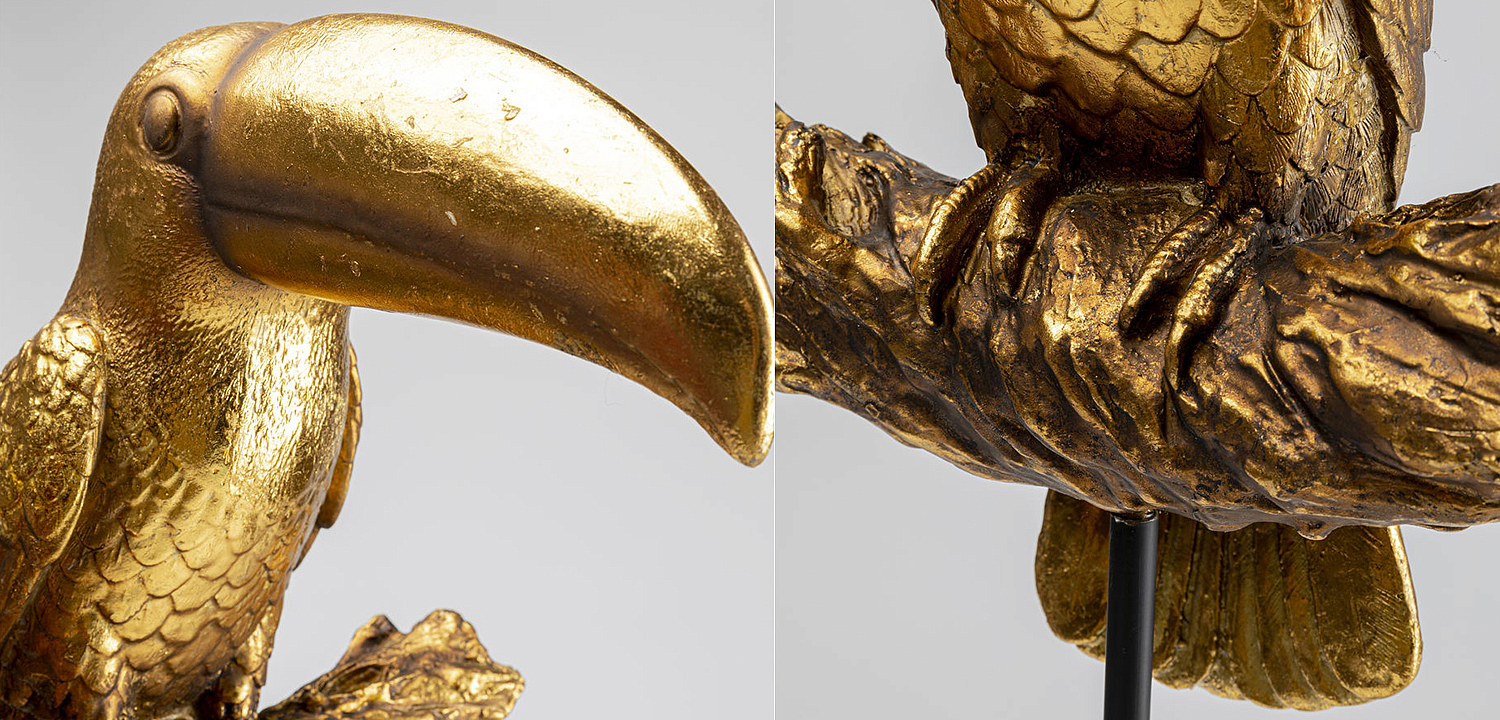 Статуэтка Golden Tukan on a stand - Loft-Concept в Казани