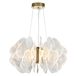 Люстра с декором в виде крупных рельефных лепестков 80 см Ethereal Bloom варинант исполнения - 4 | Loft Concept в Казани