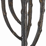 Торшер с цилиндрическим абажуром на каркасе в виде корня растения Curling Light варинант исполнения - 1 | Loft Concept в Казани