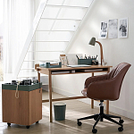 Вращающееся кресло на колёсах Alis Chair варинант исполнения - 4 | Loft Concept в Казани