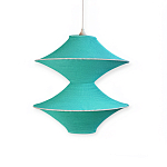 Подвесной вязаный бирюзовый светильник «Звезда Востока 02» варинант исполнения - 2 | Loft Concept в Казани