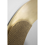 Зеркало золотое со вставками в виде геометрических фигур варинант исполнения - 3 | Loft Concept в Казани