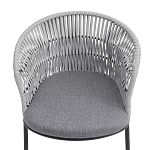 Кресло с декоративным плетением на спинке и подлокотниках Armchair Weaving варинант исполнения - 5 | Loft Concept в Казани