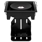 Встраиваемый спот светодиодный черного цвета квадратной формы из металла Pure Square варинант исполнения - 4 | Loft Concept в Казани