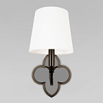 Бра с белым текстильным абажуром и фигурным основанием с зеркальной вставкой Vitorino варинант исполнения - 18 | Loft Concept в Казани