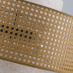 Подвесной светильник с декоративным поясом из плетеного бамбука Biuloggicu варинант исполнения - 9 | Loft Concept в Казани