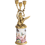 Фарфоровый подсвечник Лебедь с ангелом Asse варинант исполнения - 1 | Loft Concept в Казани