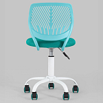Яркий компьютерный стул Tropica Turquoise варинант исполнения - 4 | Loft Concept в Казани