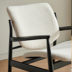 Кресло с каркасом и ножками из древесины и мягкими сиденьем и спинкой Venice варинант исполнения - 8 | Loft Concept в Казани