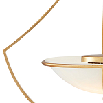 Люстра золотая светодиодная Graduated Bell варинант исполнения - 1 | Loft Concept в Казани