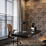 Гипсовая 3D панель с принтографией PM-22 варинант исполнения - 3 | Loft Concept в Казани