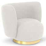 Кресло с обивкой букле Ambrose Boucle Armchair варинант исполнения - 1 | Loft Concept в Казани
