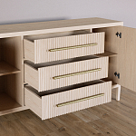 Буфет Primo с тремя ящиками и двумя фасадами Светлый дуб варинант исполнения - 5 | Loft Concept в Казани