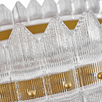 Люстра круглая с декоративными элементами в виде лепестков Round Light Flashing варинант исполнения - 7 | Loft Concept в Казани