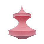 Подвесной вязаный розовый светильник «Моника» варинант исполнения - 1 | Loft Concept в Казани