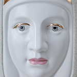 Ваза с золотисто-белыми фрагментами Faces of Imagination варинант исполнения - 6 | Loft Concept в Казани