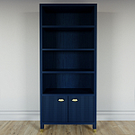 Книжный Стеллаж Elsa Dreams Blue с задней стенкой варинант исполнения - 5 | Loft Concept в Казани