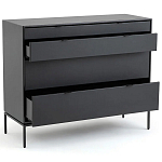 Комод из металла и кожи Guarin Chest of Drawers варинант исполнения - 3 | Loft Concept в Казани