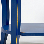 Синяя тумба на фигурных ножках Shelby варинант исполнения - 5 | Loft Concept в Казани