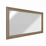 Зеркало прямоугольное с классической деревянной рамой Flowchart варинант исполнения - 1 | Loft Concept в Казани