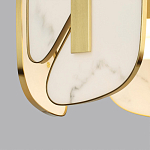 Люстра с мраморными вставками Marble Plates варинант исполнения - 4 | Loft Concept в Казани