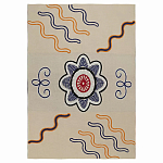 Плед хлопковый по мотивам эвенских орнаментов Ural and Siberian Patterns варинант исполнения - 1 | Loft Concept в Казани