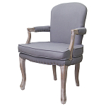 Кресло Aubrey Classical Armchair grey flax варинант исполнения - 3 | Loft Concept в Казани