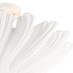 Потолочный светильник белый с рельефным абажуром Feminine Shape варинант исполнения - 1 | Loft Concept в Казани