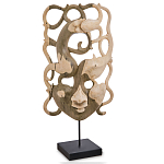 Маска ручной работы деревянная резная Roots Мask варинант исполнения - 1 | Loft Concept в Казани